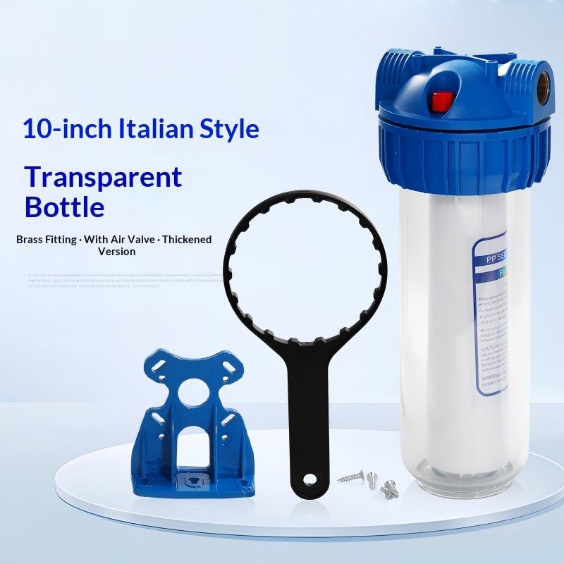 Agriculture Farming And Livestock - 10 Inch Italian Transparent Filter Bottle,